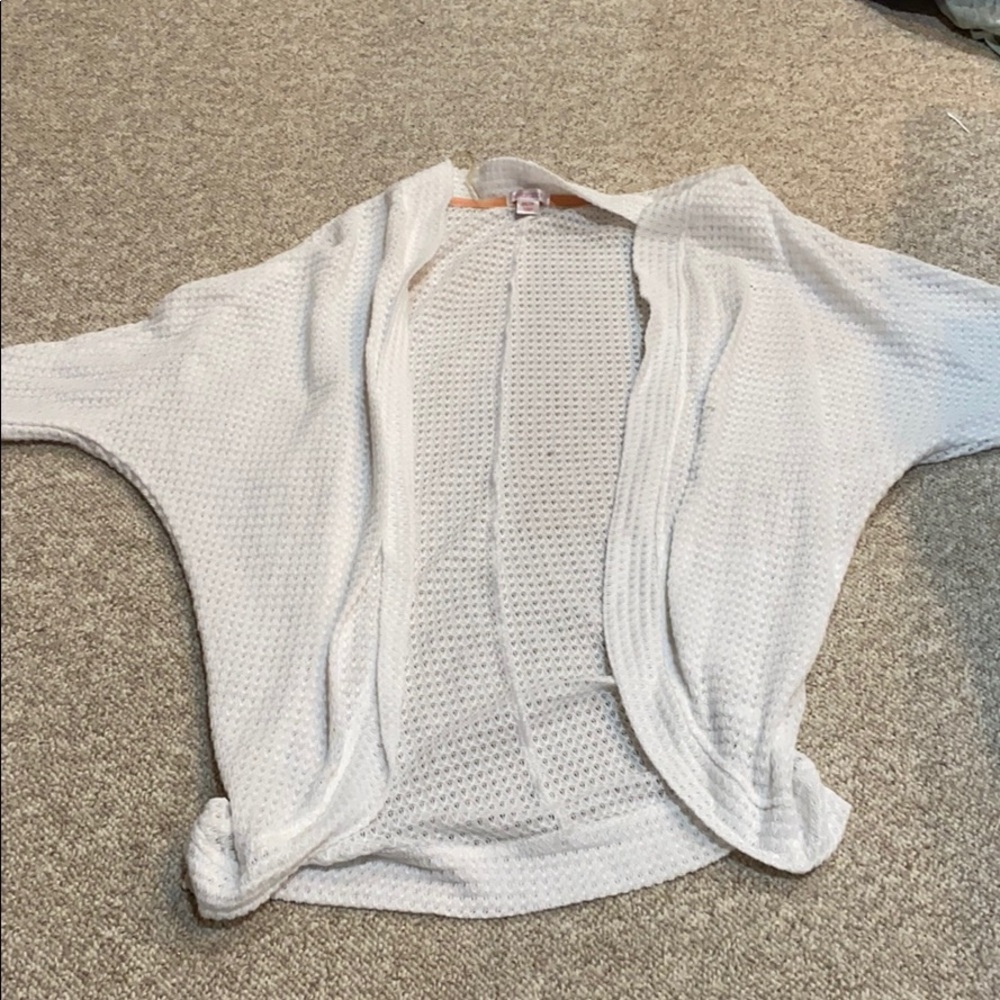 White cardigan, size XS